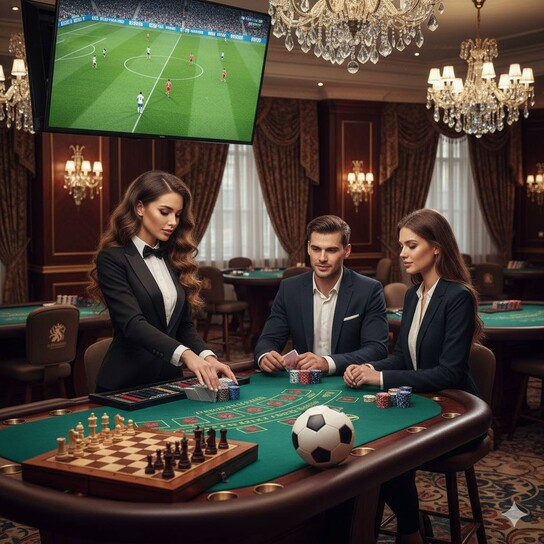 狂飙棋牌 多人竞技场景
